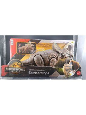 Jurassic World Gigantic Thrashers Eotriceratops Dinosaur Toy